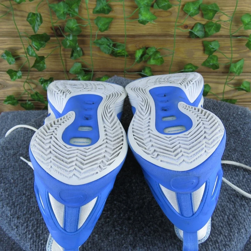 Nike Zoom Hyperrev 2014 Men's 15 White Blue‎ Zoom Basketball Shoes